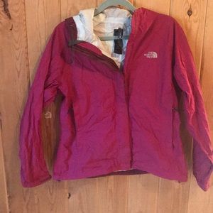 North face rain coat